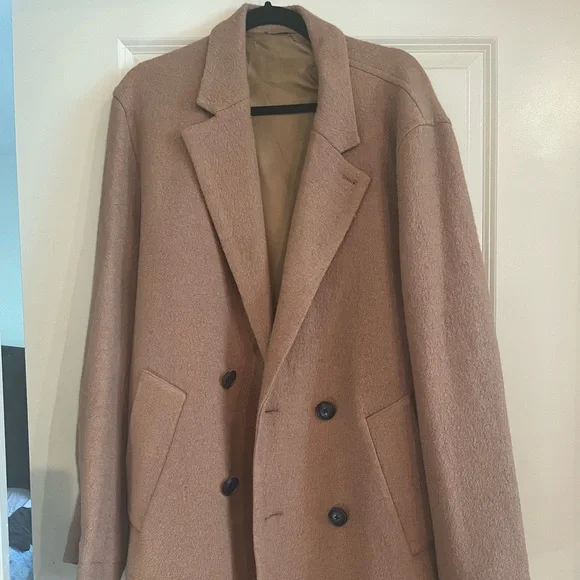 Saturdays New York City -Morgan Overcoat Toasted Coconut EXCELLENT condition - Picture 1 of 6
